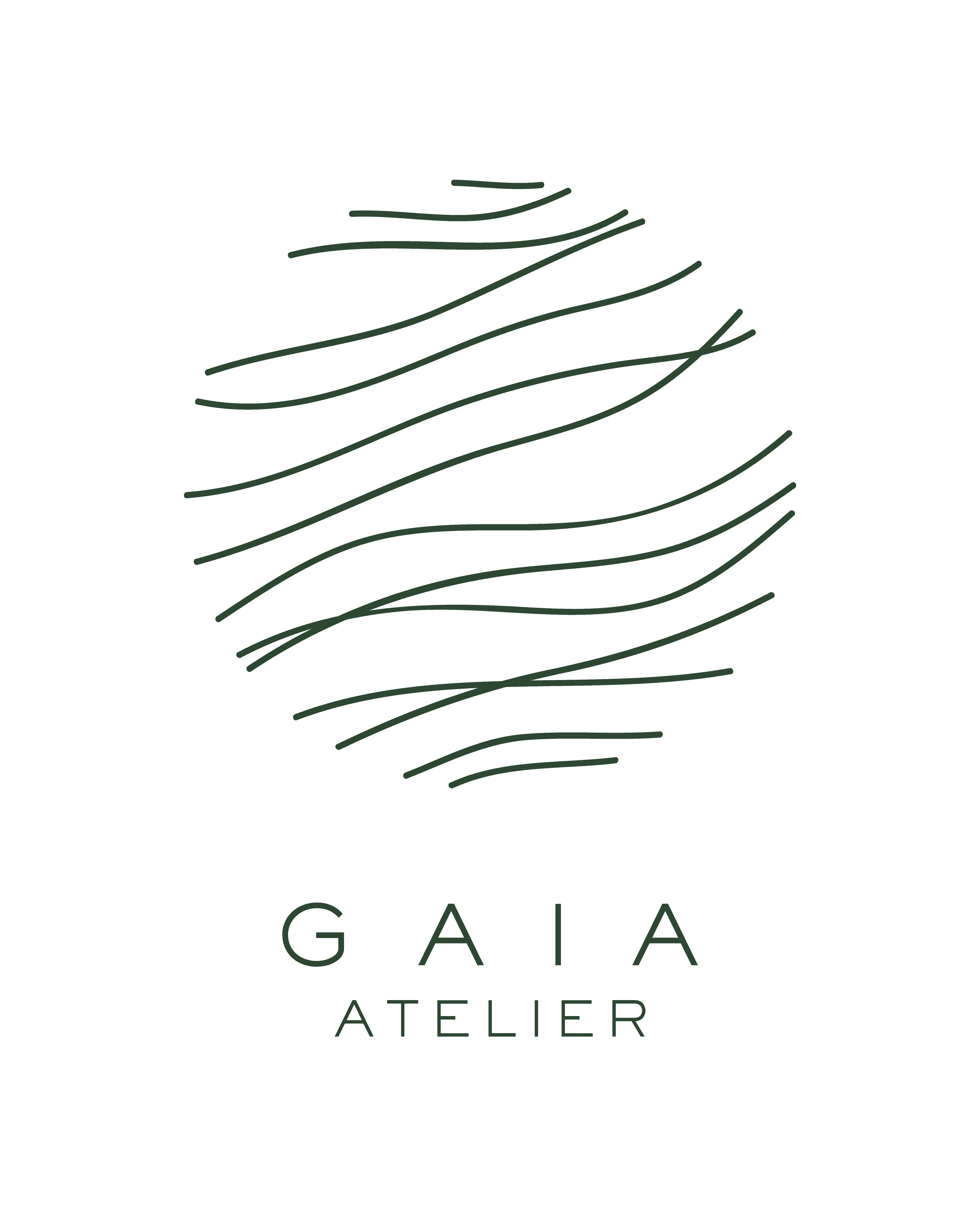 Atelier Gaia logo zelená